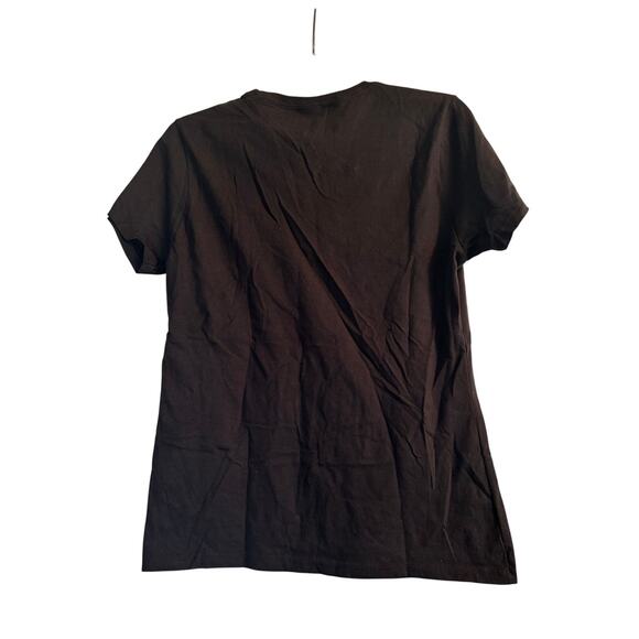 NWOT Port & Company Support Our Troops Black Short Sleeve T Shirt Heart Size M - Picture 2 of 4